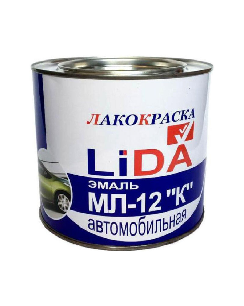 Эмаль МЛ-12 К черная /2 кг/ Lida