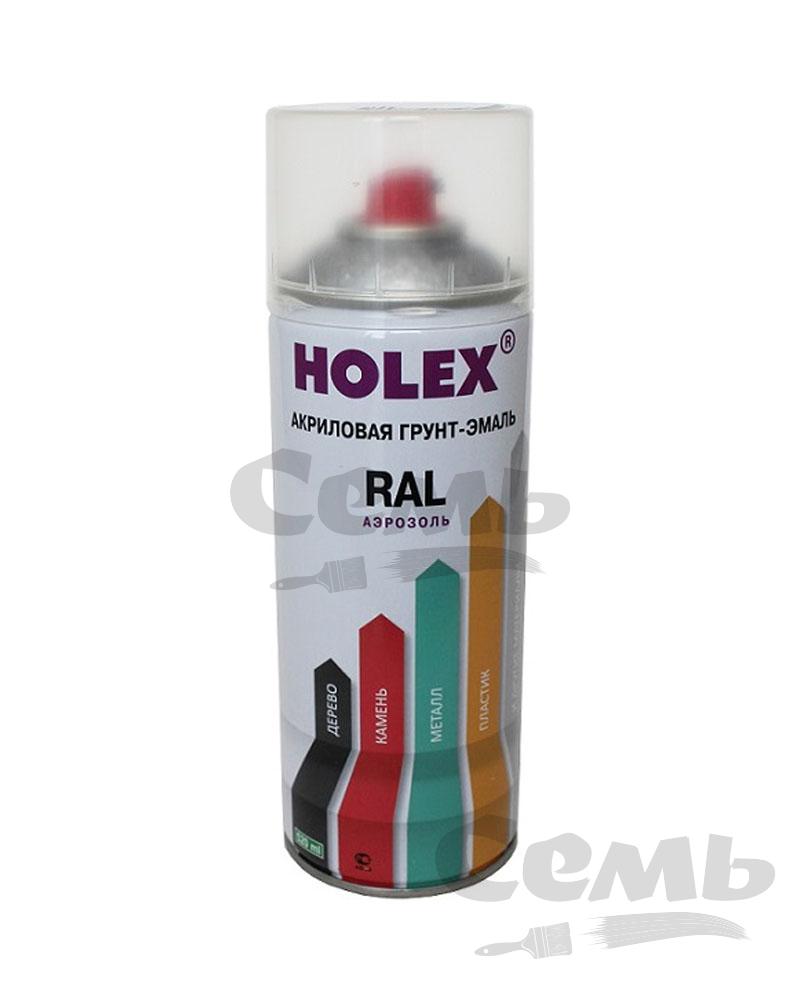 Грунт-эмаль акриловый RAL 8017 шоколадно-коричневый HOLEX /520 мл/