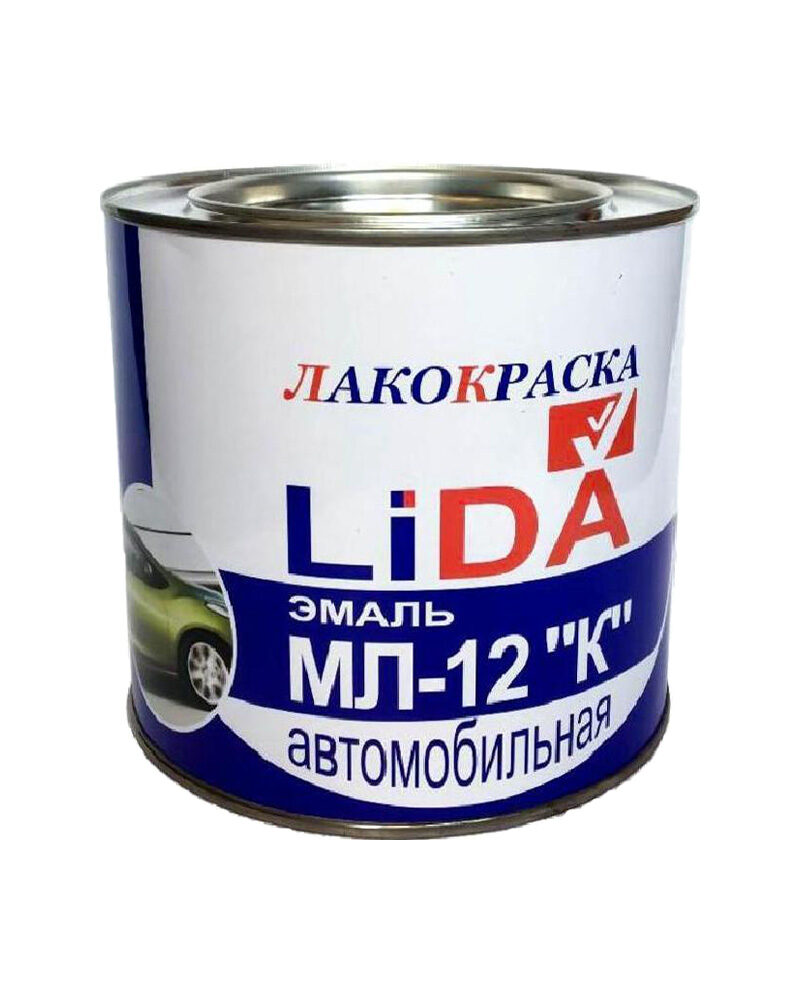 Эмаль МЛ-12 К светло-серая /2 кг/ Lida