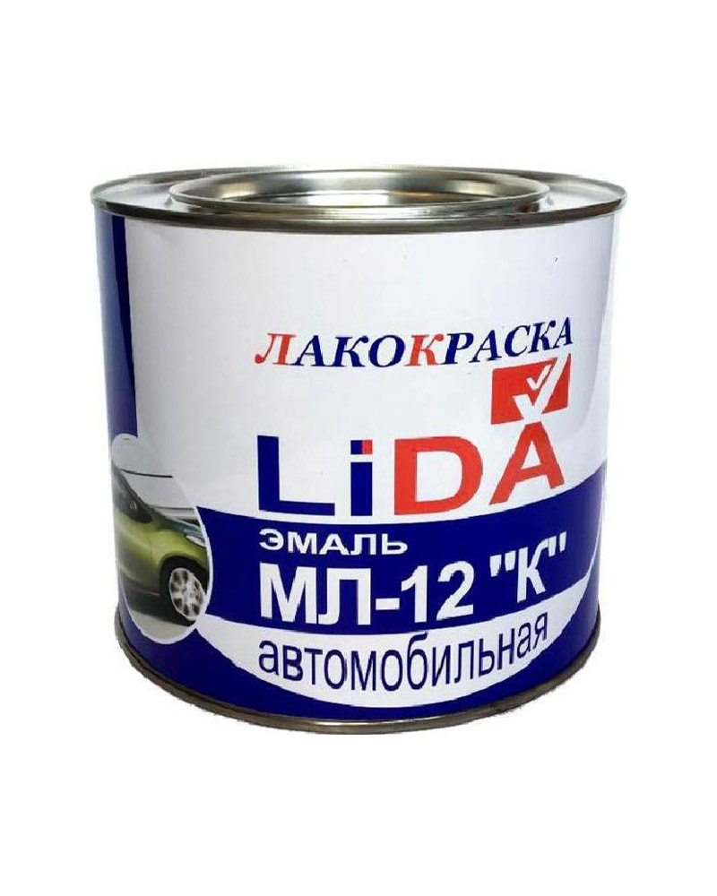 Эмаль МЛ-12 К вишня /2 кг/ Lida