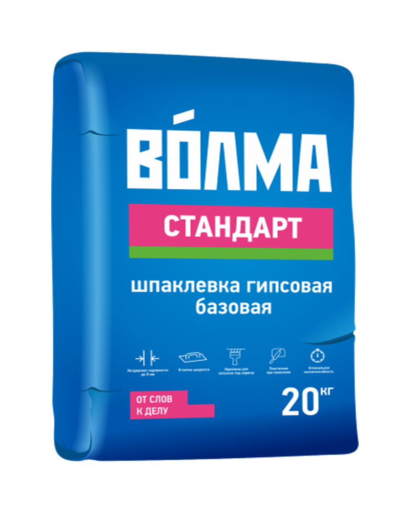 Шпатлевка ВОЛМА гипсовая стандарт  /20 кг/