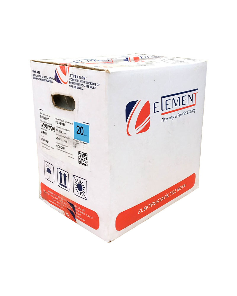 Порошковая краска ELEMENT PE RAL 7035 (шагрень глян.) /25 кг/  1W303S7035